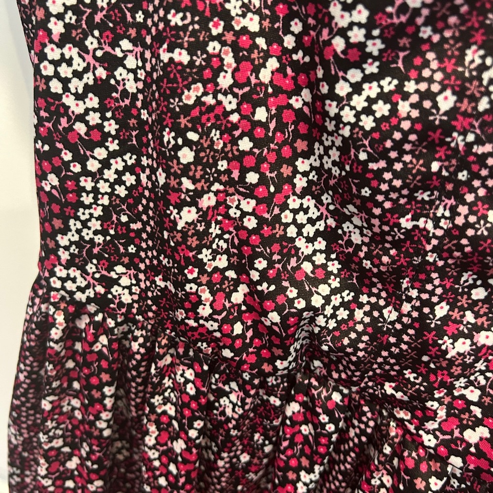 Bebop Floral Print Dress Large - Picture 2 of 10
